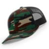 112P-MP Richardson Metal Patch Pattern Trucker Cap - Army Camo/ Black