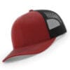 112-MP Richardson Metal Patch Trucker Cap - Cardinal/ Black