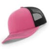 112-MP Richardson Metal Patch Trucker Cap - Hot Pink/ Black