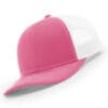 112-MP Richardson Metal Patch Trucker Cap - Hot Pink/ White