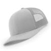 112-MP Richardson Metal Patch Trucker Cap - Light Grey