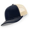 112-MP Richardson Metal Patch Trucker Cap - Navy/ Khaki