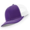 112-MP Richardson Metal Patch Trucker Cap - Purple/ White