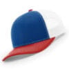 112-MP Richardson Metal Patch Trucker Cap - Royal/ White/ Red