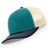 112-MP Richardson Metal Patch Trucker Cap - Blue Teal/ Birch/ Navy