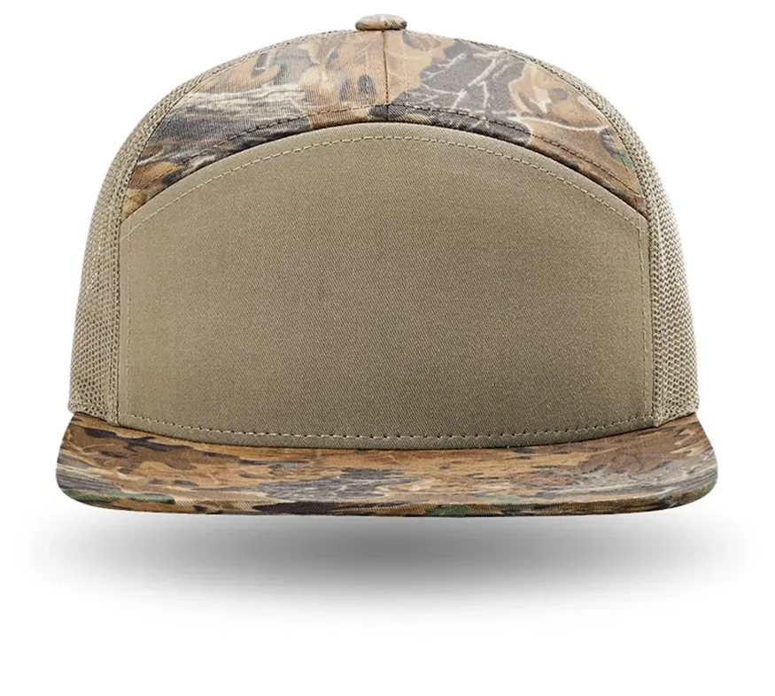 Structured - Richardson KEYWORDS Printed 7 Panel Trucker Cap