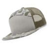 168P-MP Richardson Metal Patch Seven-Panel Pattern Trucker Cap - Marsh Duck Camo/ Loden