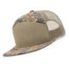168P-MP Richardson Metal Patch Seven-Panel Pattern Trucker Cap - Realtree Advantage/ Khaki