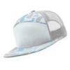 168P-MP Richardson Metal Patch Seven-Panel Pattern Trucker Cap - Saltwater Duck Camo/ Ice grey