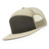 168-MP Richardson Seven-Panel Trucker Cap with Metal Patch - Brown/ Khaki