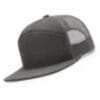 168-MP Richardson Seven-Panel Trucker Cap with Metal Patch - Charcoal
