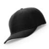 355-LP Richardson Leather Patch Cap - Black/ Black-Grey