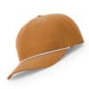 355-LP Richardson Leather Patch Cap - Clay-white-black