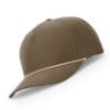 355-LP Richardson Leather Patch Cap - Dark Loden/ Tannin-Grey