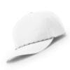 355-LP Richardson Leather Patch Cap - White/ White-Black