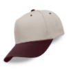 Metal HTA-MP Heritage Twill Cap - Stone/ Maroon