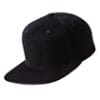 YP19-MP Sport-Tek® Yupoong® Flat Bill Snapback Cap with Metal Patch - Black