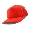615-MP Metal Patch 10/10 5 Panel Hats - Red