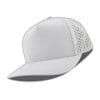 615-MP Metal Patch 10/10 5 Panel Hats - White