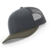 112-MP Richardson Metal Patch Trucker Cap - CMB Gunmetal/ Chocolate Chip