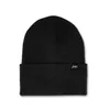 SS1001-LP Safari Sun - Leather Patch Cuffed Acrylic Beanie - Crafted in USA - ss1001 Black Onyx