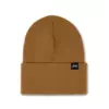 SS1001-LP Safari Sun - Leather Patch Cuffed Acrylic Beanie - Crafted in USA - SS1001 Copper Stone