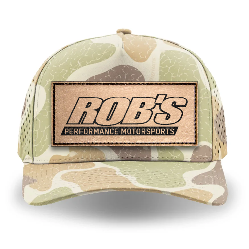 615-LP Leather Patch 10/10 5 Panel Hats