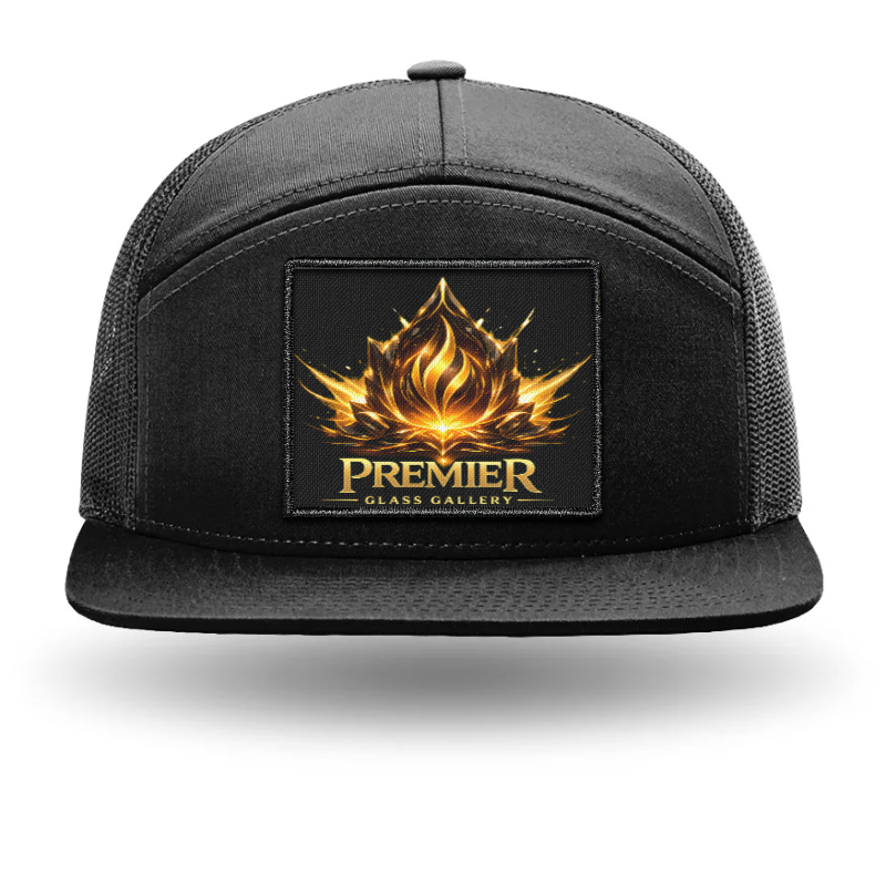 Dye Sublimated 168-DS Richardson Seven-Panel Trucker Hat
