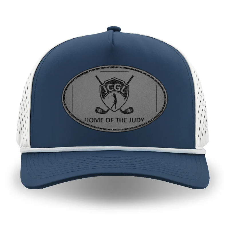 R615-LP Leather Patch 10/10 5 Panel Rope Hats