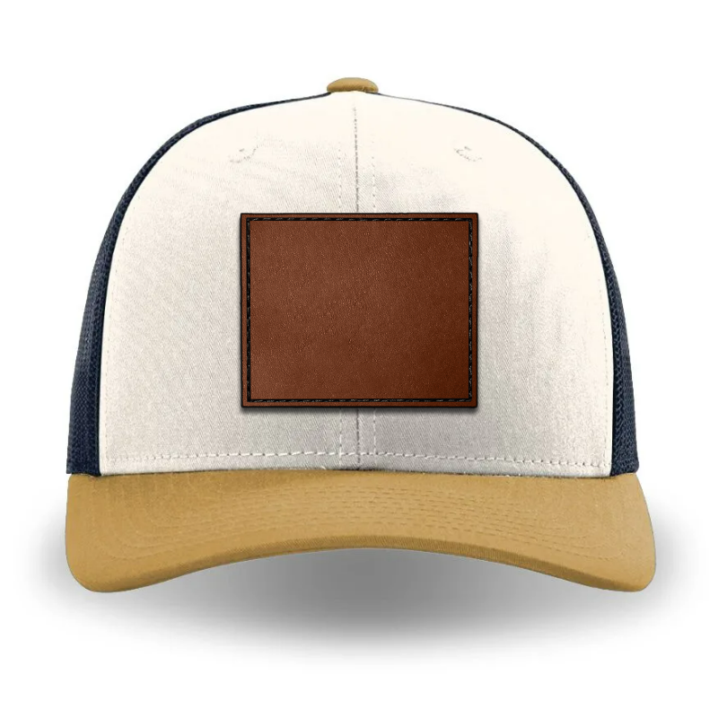 112-LP Richardson Leather Patch Trucker Cap